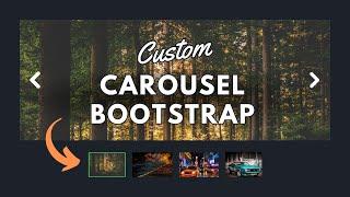 Custom Carousel Slider Bootstrap 5  Slider Carousel Tutorial