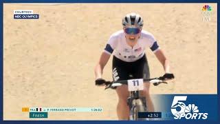 Haley Batten wins silver in mountain biking at the Paris 2024 Olympic Games