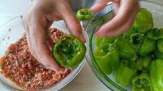 FULL MEASUREMENT Stuffed Peppers with Minced Pepper  Stuffed Peppers Recipe