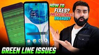 How to Fix Green line In phone  Green Line Issues on OneplusSamsungiPhoneVivo Reasons Behind