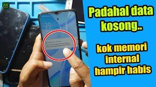 OPPO A15 memori penuh padahal data sudah kosong  Solusi OPPO a15 memori internal penuh