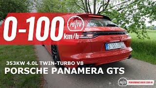 2023 Porsche Panamera GTS Sport Turismo 0-100kmh & engine sound