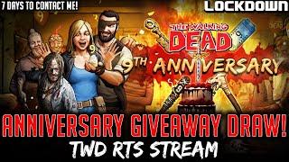 TWD RTS Anniversary Giveaway Draw The Walking Dead Road to Survival