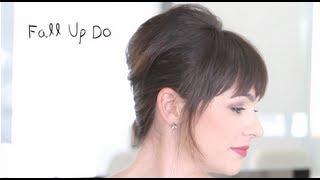 Easy Fall Up Do How-To