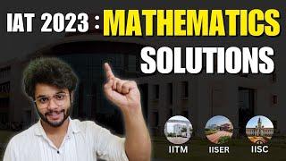 IAT 2023- Maths Discussion