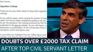 Labour and Tories clash over £2000 tax claim - so who is right?  ITV News