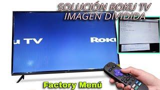 solución pantalla dividida o doble imagen en tv smart hisense jvc roku