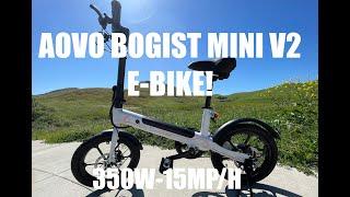 The Amazing 350-Watt AOVO BOGIST MINI V2 E-BIKE-DIY Installation and Review