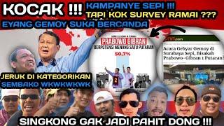 Komentar Kocak Netizen ‼️ Kampanye Sepi Survey Kok Ramai Eyang Gemoy Suka Bercanda