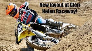 New layout at Glen Helen Raceway. SUPER FUN TRACK