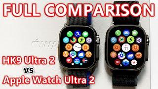 HK9 Ultra 2 SmartWatch vs Original Apple Watch Ultra 2 FULL COMPARISON System Case Smoothness