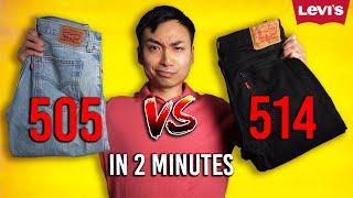 Which Jean Is Better?  Levis 505 Regular vs 514 Straight