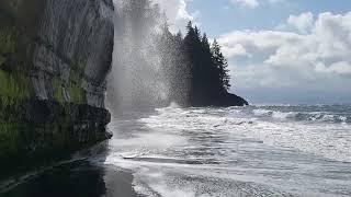 Mystic Beach Waterfall