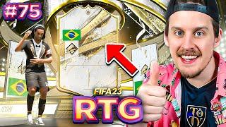 I did an Icon Roulette and got RONALDINHO haha?? FIFA 23 RTG #75