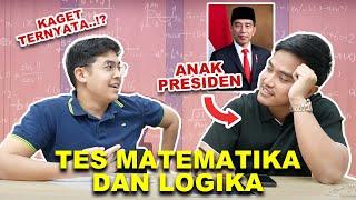 NGAKAK TES MATEMATIKA ANAK PRESIDEN JOKOWI SAMPE EMOSI? FT.KAESANG