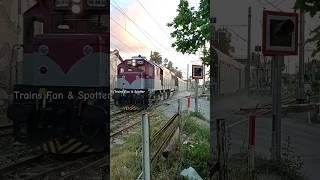 Train 1004 heading from Oran city to Algiers filmed at Beni-Mered station 060DM04