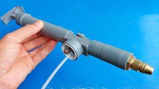 How To Make A High Pressure Air Pump Manual Sprayer From PVC
