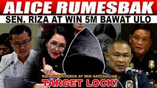 HALA ALICE GOU RUMESBAK SEN. RIZA AT WIN 5M BINAYAD BAWAT ULO GENERAL KASABWAT OMG