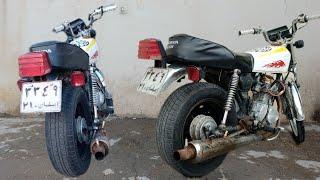 صفر تا صد چرخ خودرو روی موتور سیکلت  Installing a car wheel on a CG125 motorcycle