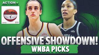 Can Caitlin Clark & Indiana Fever KEEP UP with Las Vegas Aces? WNBA Picks 72  Buckets