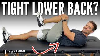 3 Easy Stretches For Your Tight Lower Back WORKS FAST
