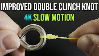 How to Tie an IMPROVED DOUBLE CLINCH KNOT  Knot Easy Series  Fishing Knot Tutorial