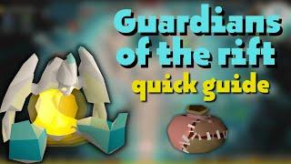 Guardians of the Rift Quick Guide for Beginners  OSRS