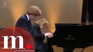 Yelisey Mysin 10 and Ivan Bessonov 18 perform the Mozart-Volodos Turkish March