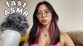 ASMR Fast Aggressive Hand Sounds Mouth Sounds Lipgloss & Assorted Triggers