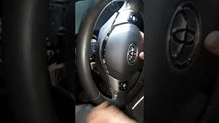 Toyota yaris 2007-2011 steering wheel airbag removal.