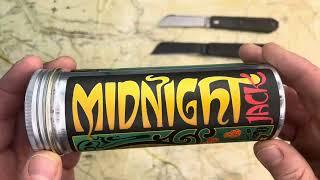 Jack Wolf Knives Midnight Jack February 2024 Release Slip Joint Pocket Knife Up Close