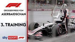 Spannende Quali-Generalprobe & 2x Rote Flagge  3. Freies Training  GP von Aserbaidschan  Formel 1