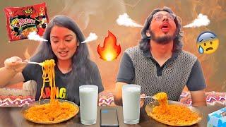 4X Spicy Korean Noodles  Challenge