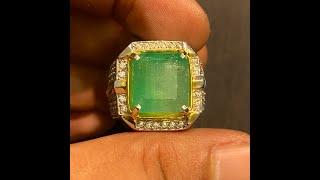 Natural 9.88ct Batu Emerald Beryl Zamrud Ethiopia Jumbo Belang