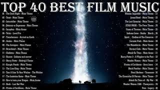  NON STOP 169 Minutes TOP 40 MOVIE SOUNDTRACKS ALL TIMEBeautiful Piano Best Film Music