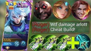 THIS NEW ARLOTT BUILD MAKES YOU A CHEATER  ARLOTT BEST ONE HIT BUILD - MLBB