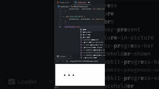 How To Create Three Dots Loading Animation Using CSS #css #shorts