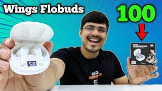 Wings Flobuds 100  Wings Flobuds 100 Unboxing & Review  Price Just @899 Rs  Earbuds Under 1000 Rs
