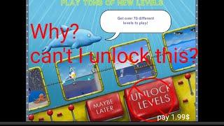 I cant unlock anything - Tasty blue gold fish levels