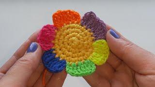 A charming crocheted flower