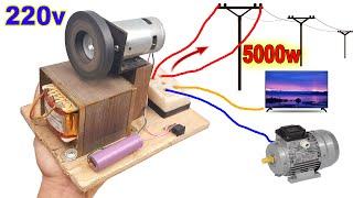 How to turn an iron inverter into a high power generator