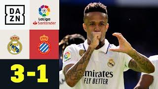 Traumtore ohne Ende Militao und Co. drehen die Partie Real Madrid - Espanyol 31  LaLiga  DAZN