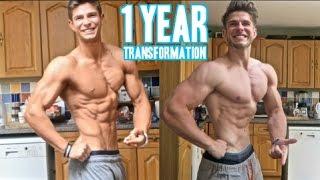 My 1 Year Natural Bodybuilding Transformation