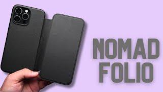 The FOLIO CASE TO BUY - Nomad Modern Leather Folio for iPhone 15 Pro Max