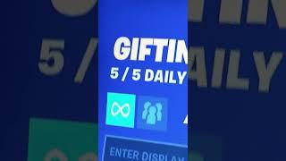 Gifting dark bomber Fortnite skin