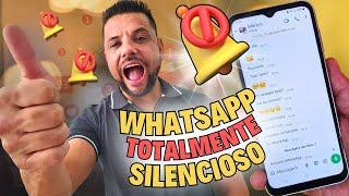 A forma mais simples de DESATIVAR as NOTIFICAÇÕES de mensagens no WHATSAPP do Smartphone ANDROID