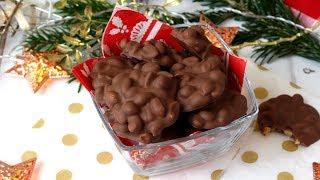 Chocolate Peanut Clusters  Christmas Snacks