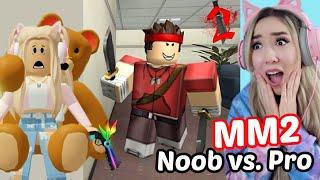 SPIELE  niemals MURDER MYSTERY 2 auf ROBLOX als NOOB vs. PRO #1 escape & survive the KILLER