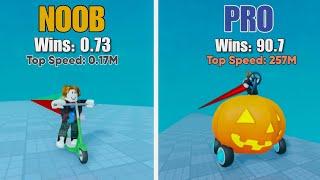 The Ultimate Challenge Noob To Pro - Jack O Lantern Car Race Clicker Roblox