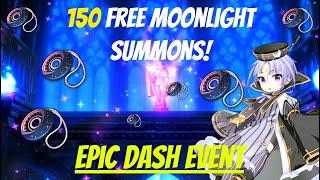 Epic Seven - Epic Dash 150 FREE Moonlight Summons & Covenant Summonings HOW MANY ML5s WILL I GET?